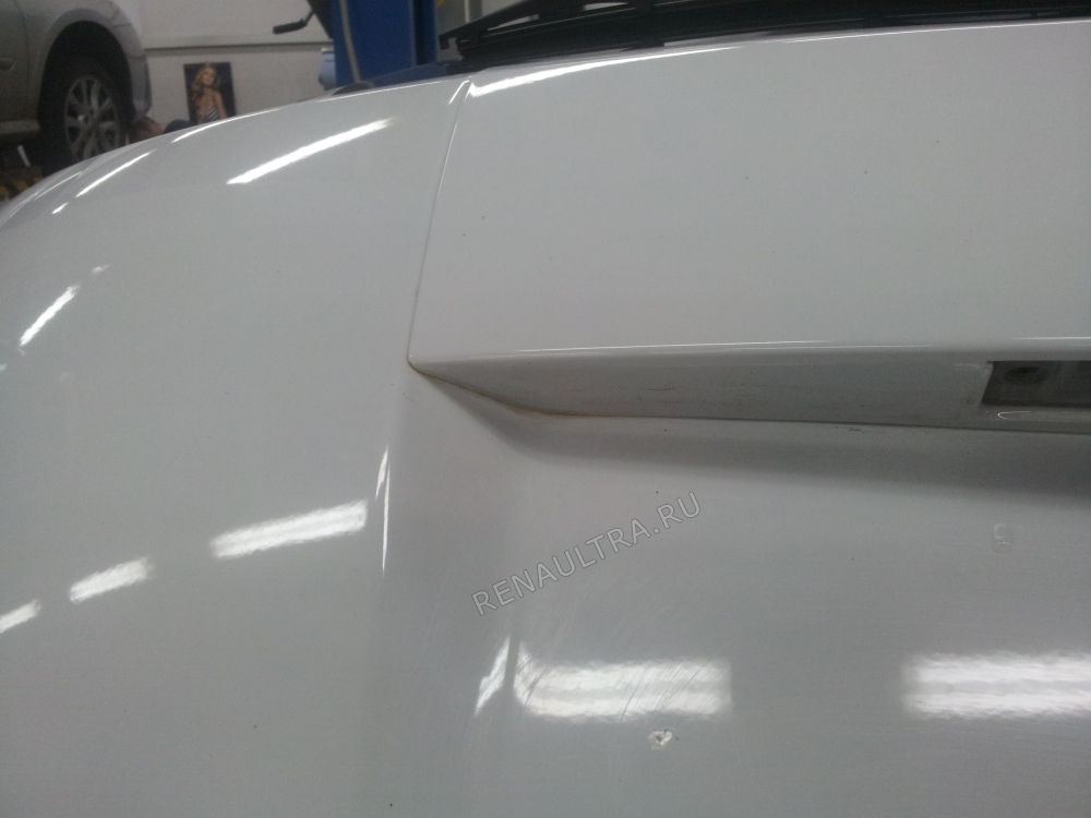 Смотреть подробности о ремонте Opel Antara 2013 г. Покраска крышки багажника