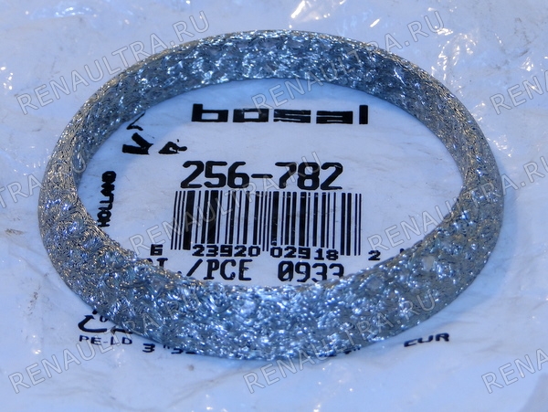 Фото запчасти рено renault parts, nissan ниссан: Кольцо глушителя Код производителя 256-782 Производитель Bosal 