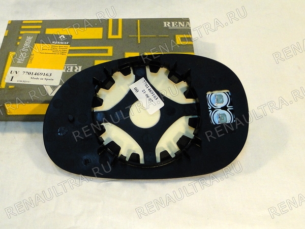 Фото запчасти рено renault parts, nissan ниссан: Зеркальный элемент правый Код производителя 7701469163 Производитель Renault/Nissan