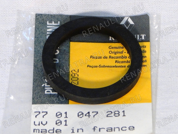 Фото запчасти рено renault parts, nissan ниссан: ПРОКЛАДКА ЩУПА МАСЛ. (РЕЗ) Код производителя 7701047281 Производитель Renault/Nissan