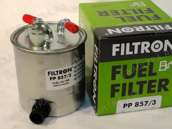 Фото запчасти рено renault parts, nissan ниссан: Фильтр топливныйКод производителя PP857/3 Производитель 