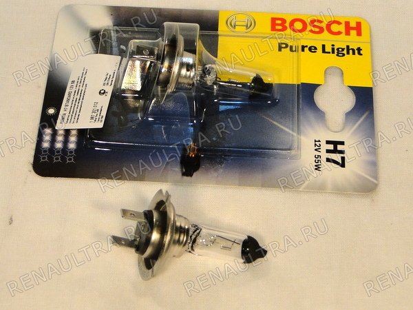 Фото запчасти рено renault parts, nissan ниссан: Лампа Н7 Код производителя 1 987 301 012 Производитель Bosch 